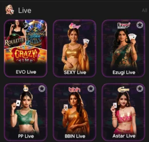live casino games